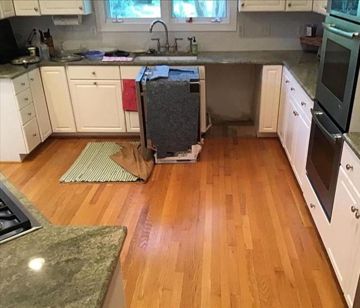 Water Damage as a result of a Dishwasher leak